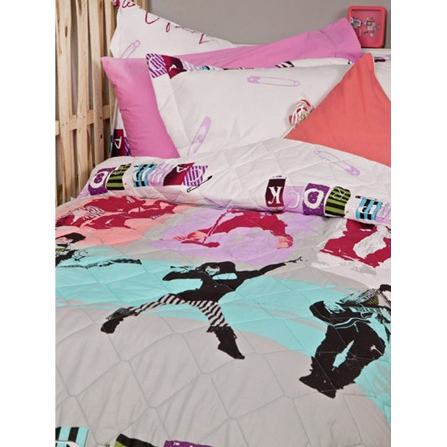 Σετ Κουβερλί Μονό Disney 170X250 Camp Rock