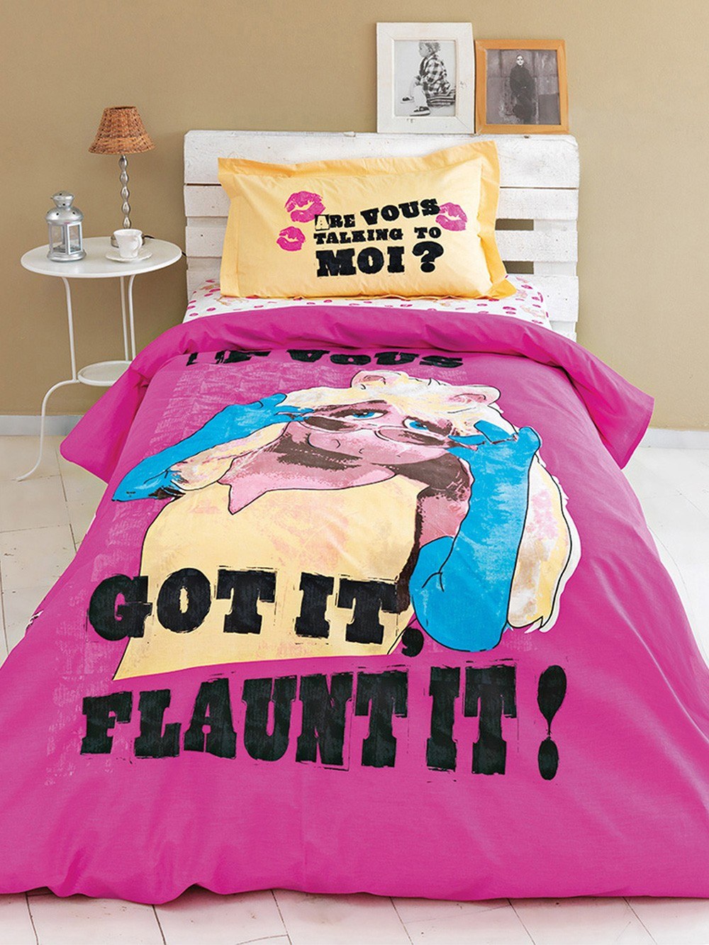 Σετ Παπλωματοθήκη Μονή Palamaiki Disney 170X250 Muppets