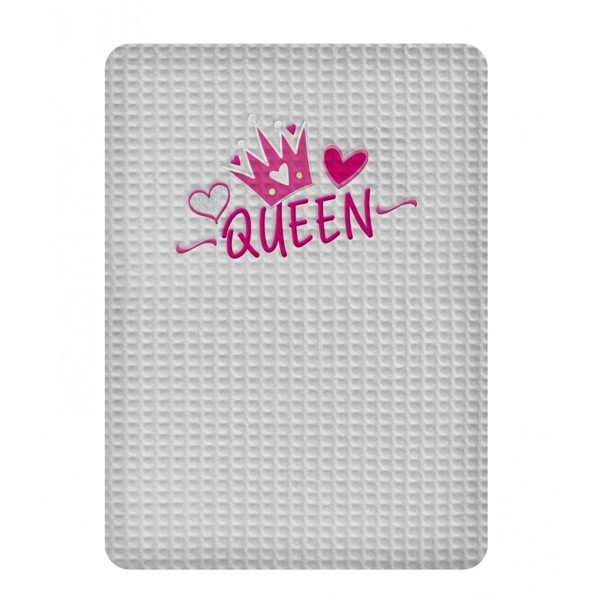 Adam Home Κουβέρτα Πικέ Αγκαλιάς Adam Home Queen Grey 80x110