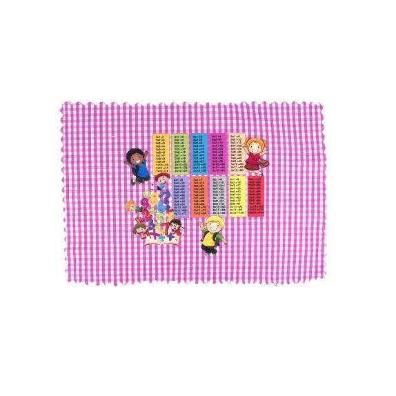 Σουπλά Φαγητού Dimcol Multiplication Table 27 35X50 Λιλά