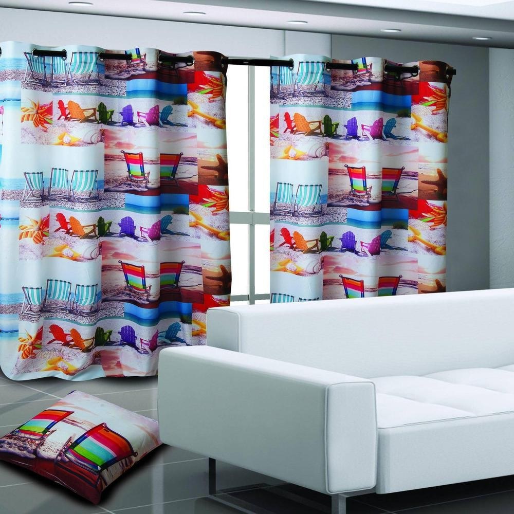 DAS HOME ΚΟΥΡΤΙΝΑ+ΜΑΞ 140Χ280 ΣΧ-9245 HAPPY ΚΑΦΕ- ΣΙΕΛ