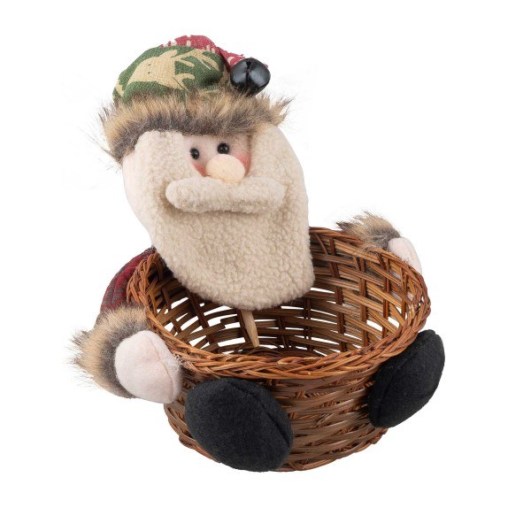 Διακοσμητικό καλάθι SANTA KLAUS