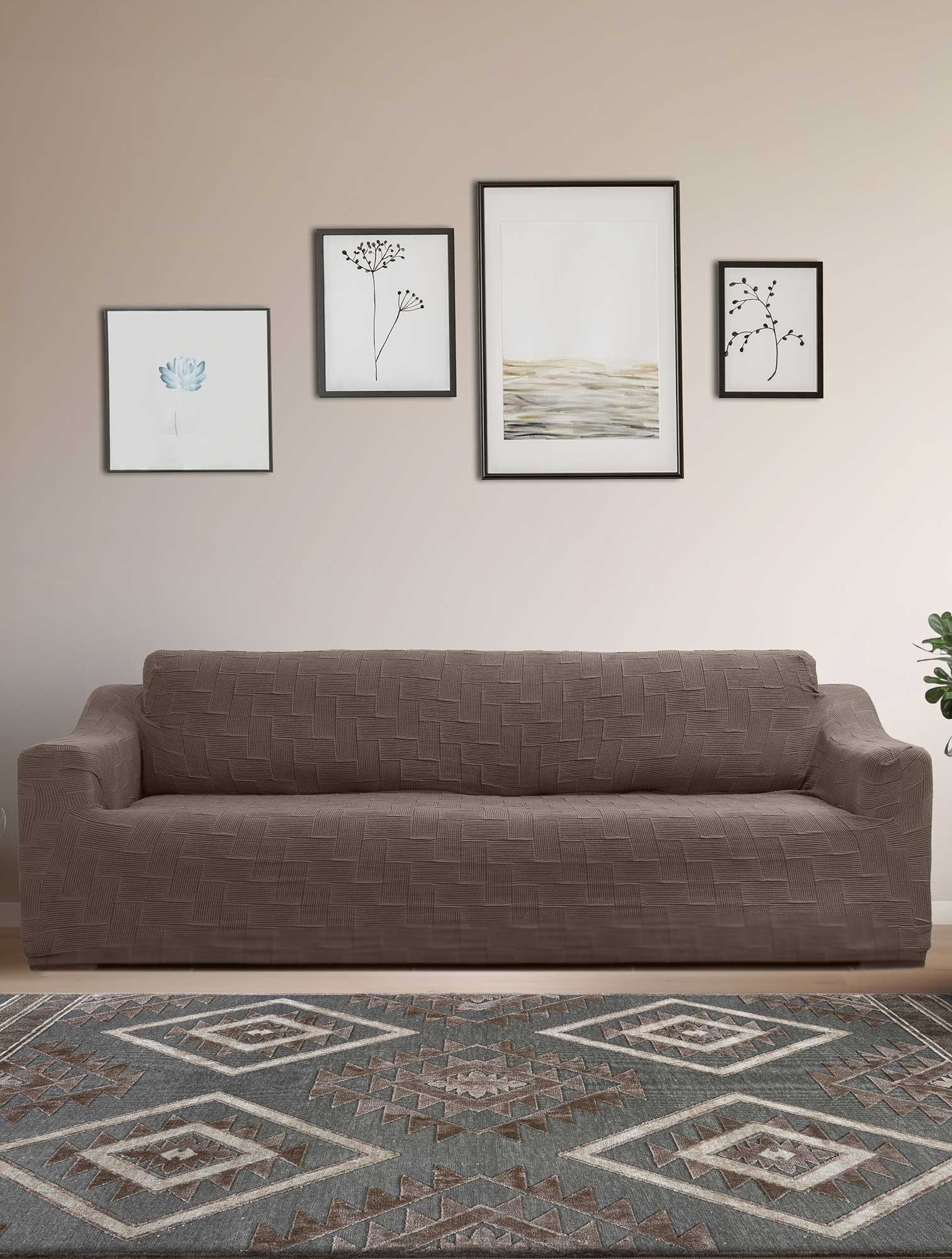 Ελαστικό κάλυμμα πολυθρόνας FLEX MOCHA