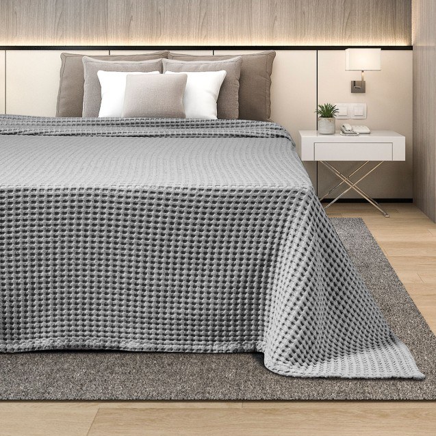 Κουβερτα Πικε Μονη 170Χ240 Adam Home Grey