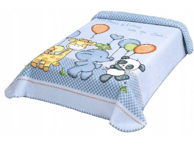 Κουβερτα Ισπανιας Αγκαλιας 80X110 Belpla Ster 636 Blue