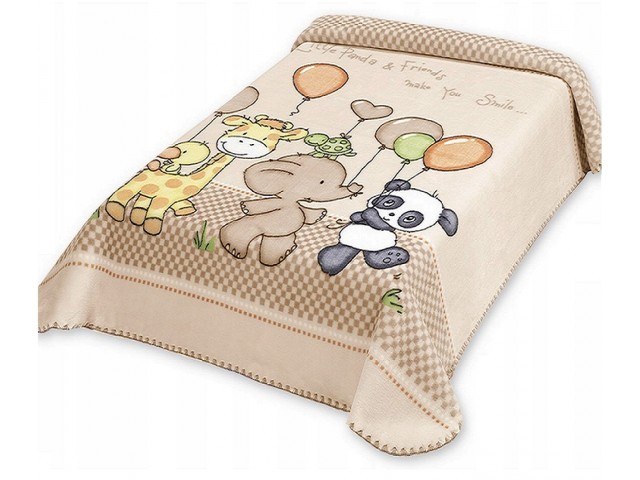 Κουβερτα Ισπανιας Αγκαλιας 80X110 Belpla Ster 636 Beige