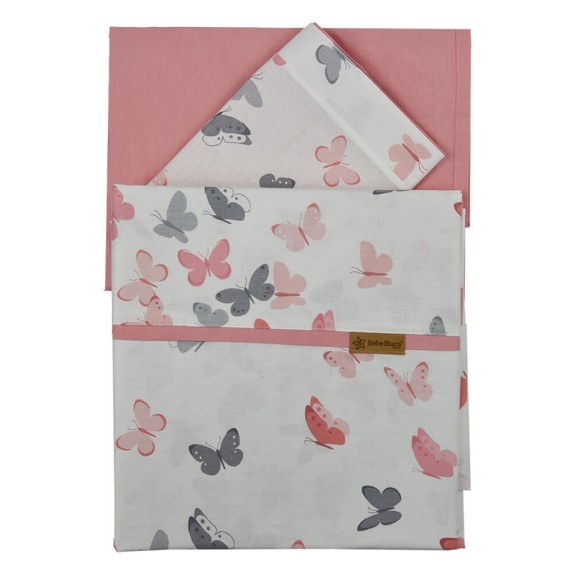 Σετ Σεντονια 3Τμχ Bebe Stars Chrysalis 201-185