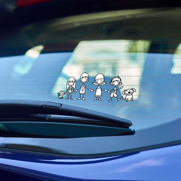 Αυτοκόλλητα Τοίχου Ango Family 59001