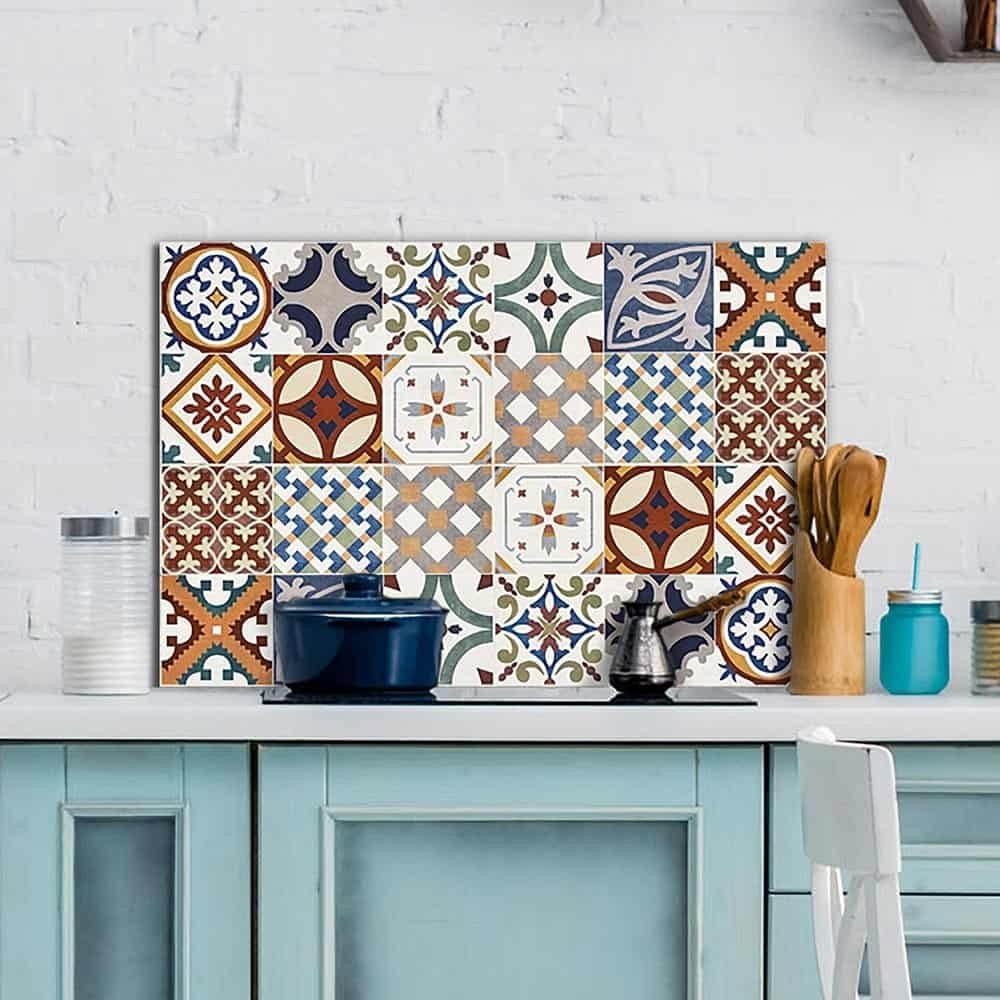 Red Azulejos πάνελ αλουμινίου εστίας L (86209)