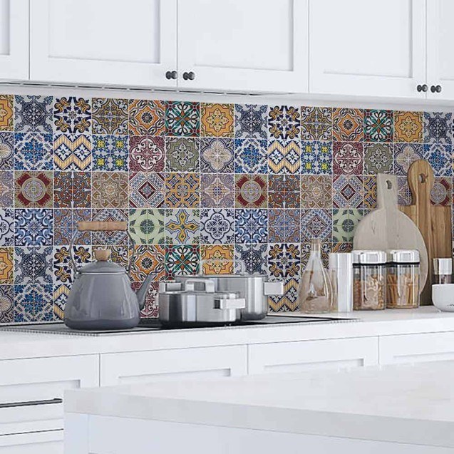 Azulejos XL πλάτη προστασίας τοίχων κουζίνας...