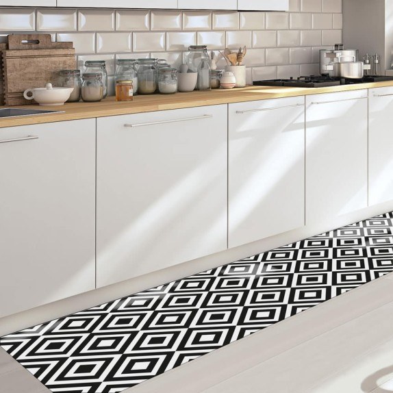 Black & White - L διάδρομος βινυλίου (83123)