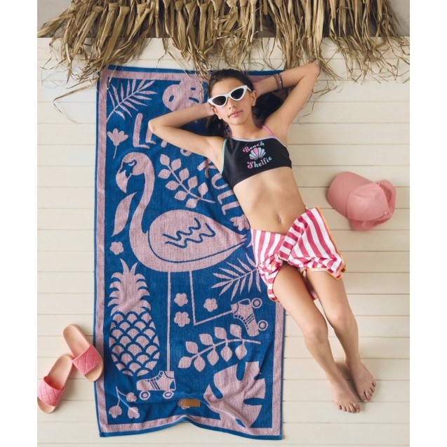 Παιδική Πετσέτα Θαλάσσης Kentia Rollers 70x140