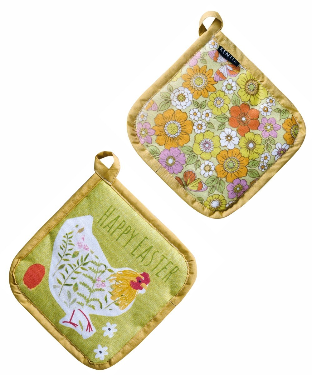 Σετ Πιάστρες Κουζίνας 2 Τεμαχίων Kentia Easter 24 02