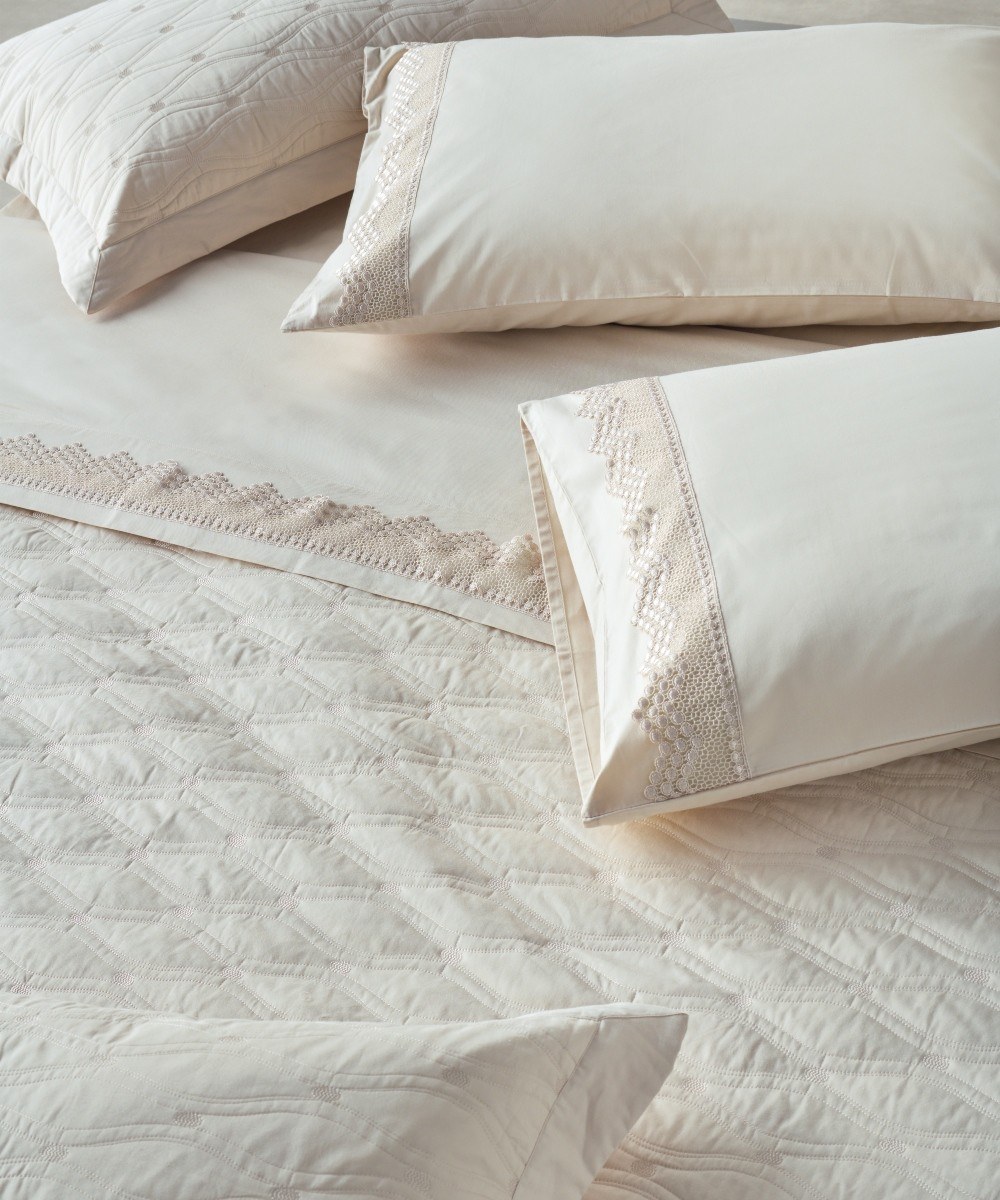 Σετ Σεντόνια Υπέρδιπλα 4 Τεμαχίων Kentia Coraline 240x270