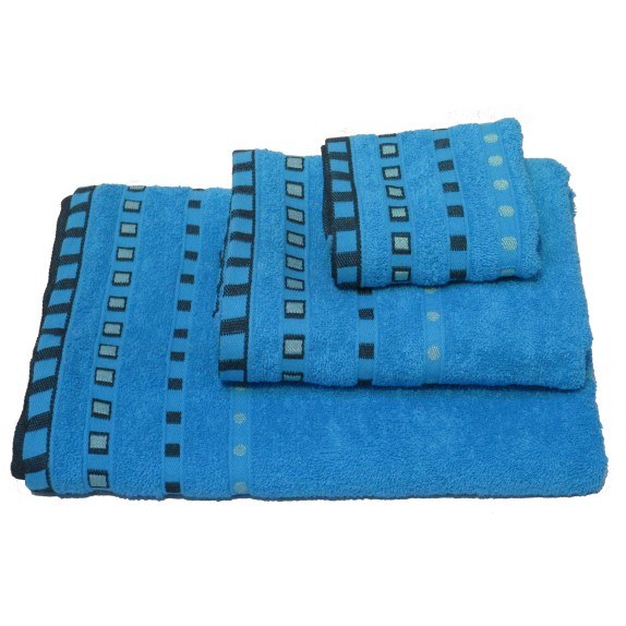 Σετ Πετσέτες 3 τμχ ΚΟΜΒΟΣ Πεννιέ 450γρ/μ2 Πουά Ζακάρ...