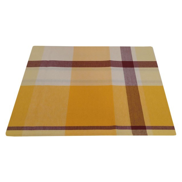 Τραπεζομάντηλο ΚΟΜΒΟΣ Λονέτα Υφαντό Καρό...