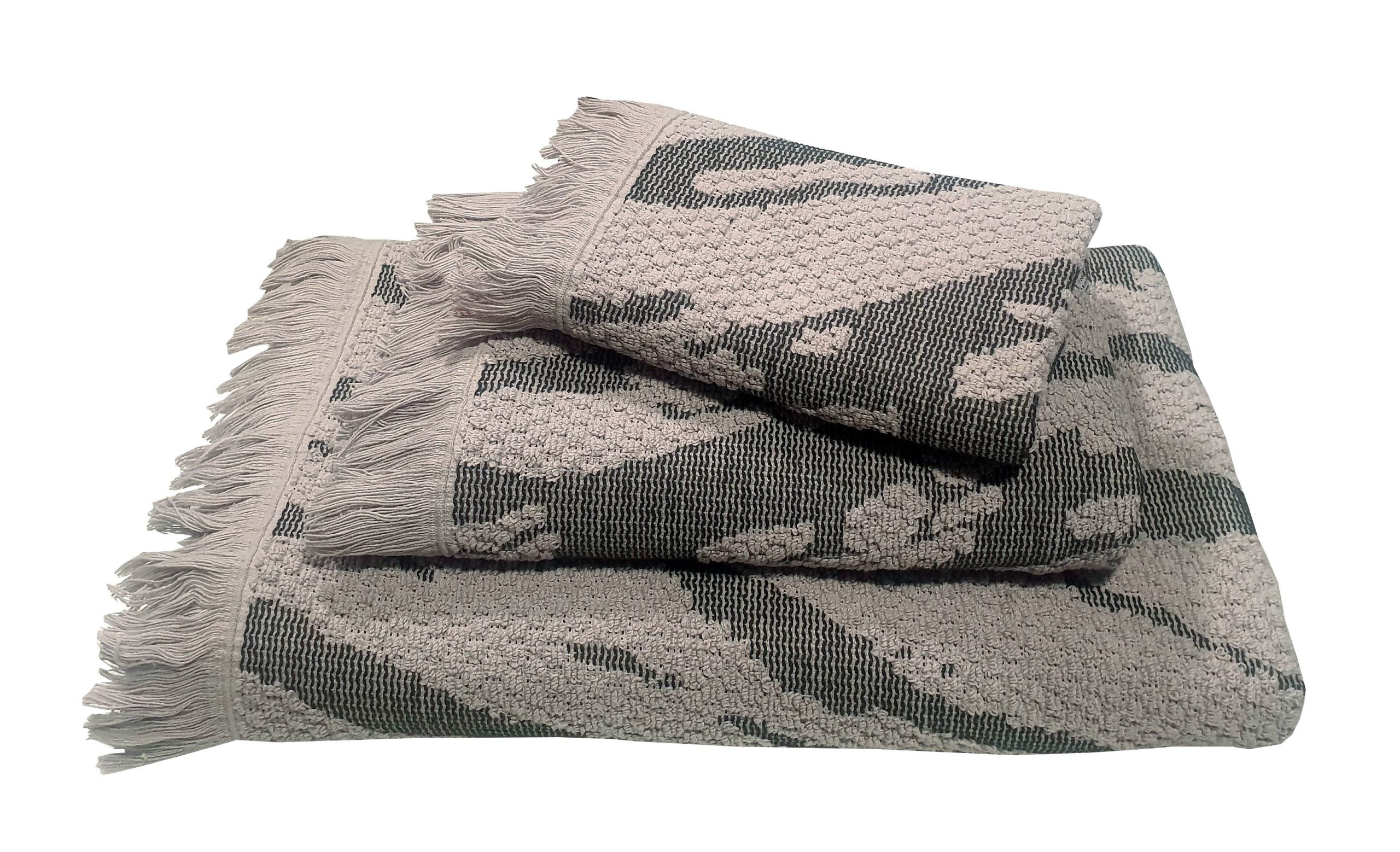 Πετσέτες Μπάνιου Anesis Home - ΣΗΜΑΝΤΙΚΟ: Σε περίπτωση διαφοράς τιμής από το κατάστημα ισχύει παντα και μόνο η τιμή του καταστήματος Πετσέτα Le Blanc Πεννιέ Ζακάρ 525gr/m2 NAXOS Grey Χειρό