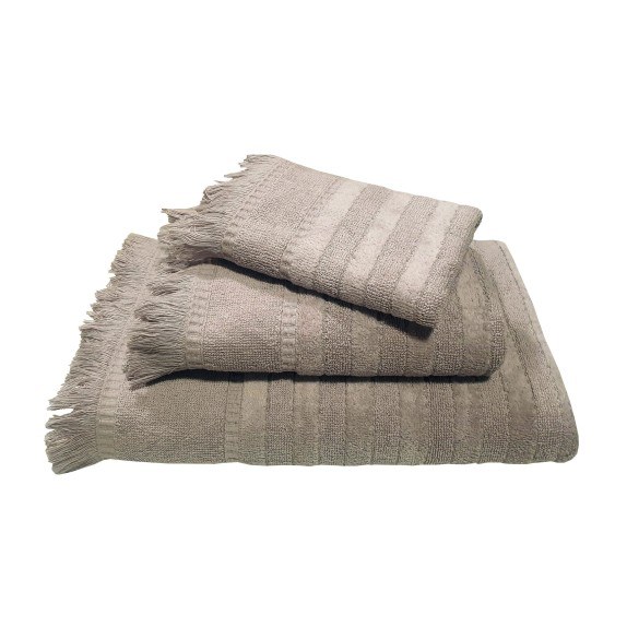 Πετσέτα Le Blanc Πεννιέ Ζακάρ 550gr/m2 PAROS Grey...