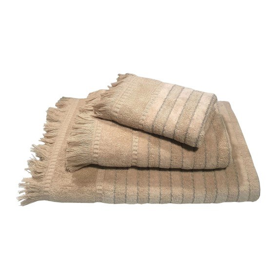 Πετσέτα Le Blanc Πεννιέ Ζακάρ 550gr/m2 PAROS Beige...