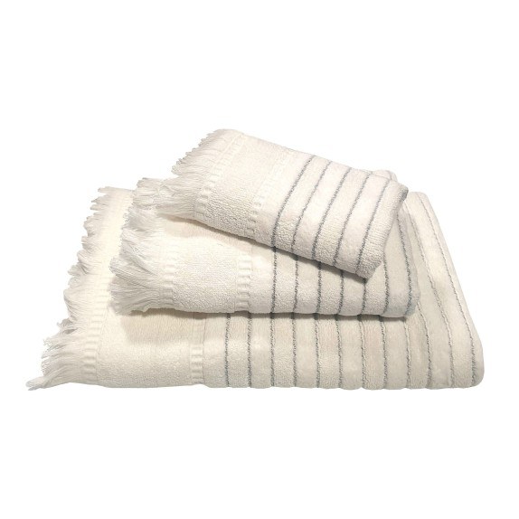 Πετσέτα Le Blanc Πεννιέ Ζακάρ 550gr/m2 PAROS White...