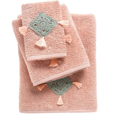 Σετ Πετσέτες 3 Τεμαχίων Das Home Daily 0731 Σομόν