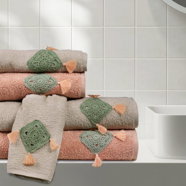 Σετ Πετσέτες 3 Τεμαχίων Das Home Daily 0732 Σπαγγί