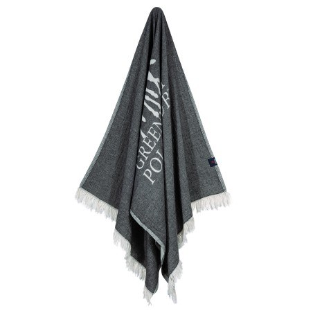 Πετσέτα Θαλάσσης Greenwich Polo Club 85x170 3905 Ιβουάρ- Μαύρο