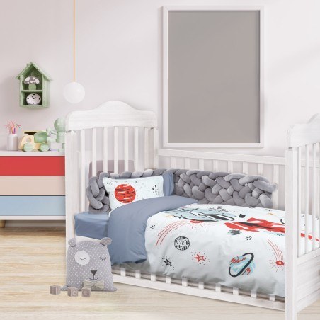 Σετ Σεντόνια Κούνιας 3 Τεμαχίων Das Home 4851 125x170