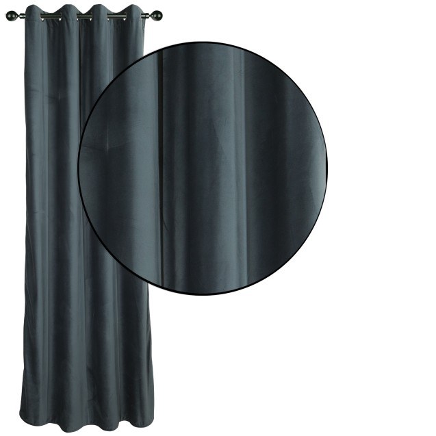 Κουρτίνα με Κρίκους Das Home 2231 140x270