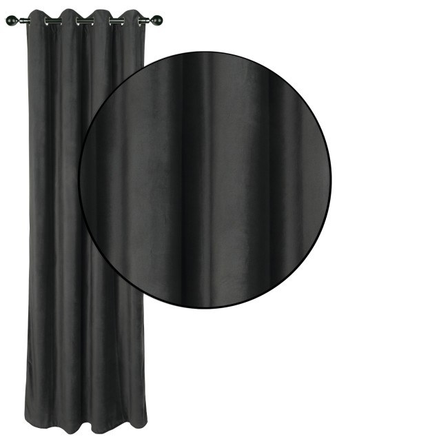 Κουρτίνα με Κρίκους Das Home 2232 140x270