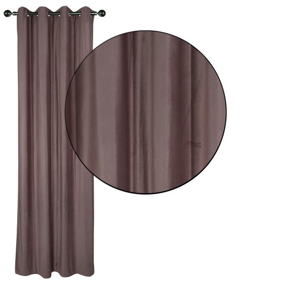 Κουρτίνα με Κρίκους Das Home 2228 140x270