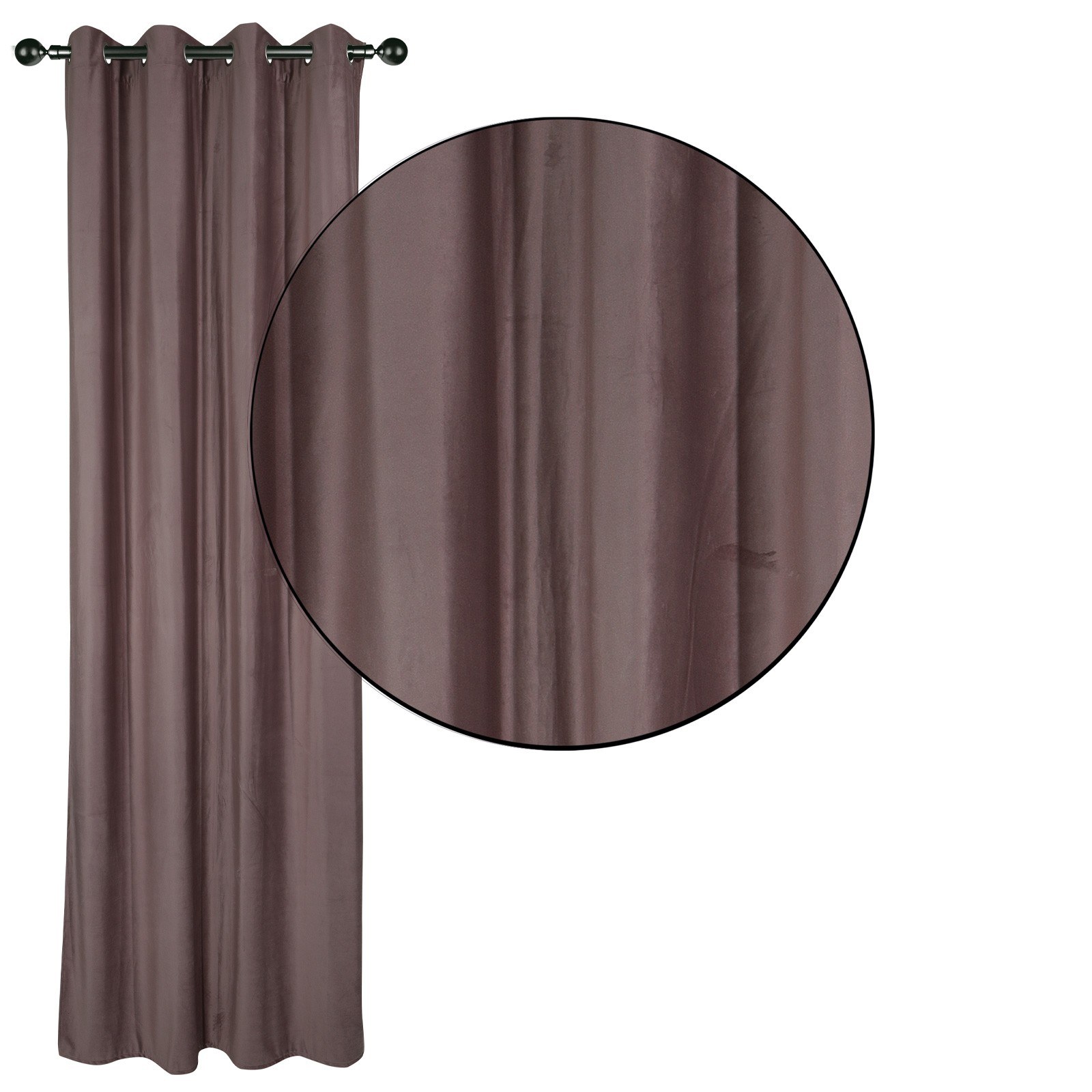 Κουρτίνα με Κρίκους Das Home 2228 140x270