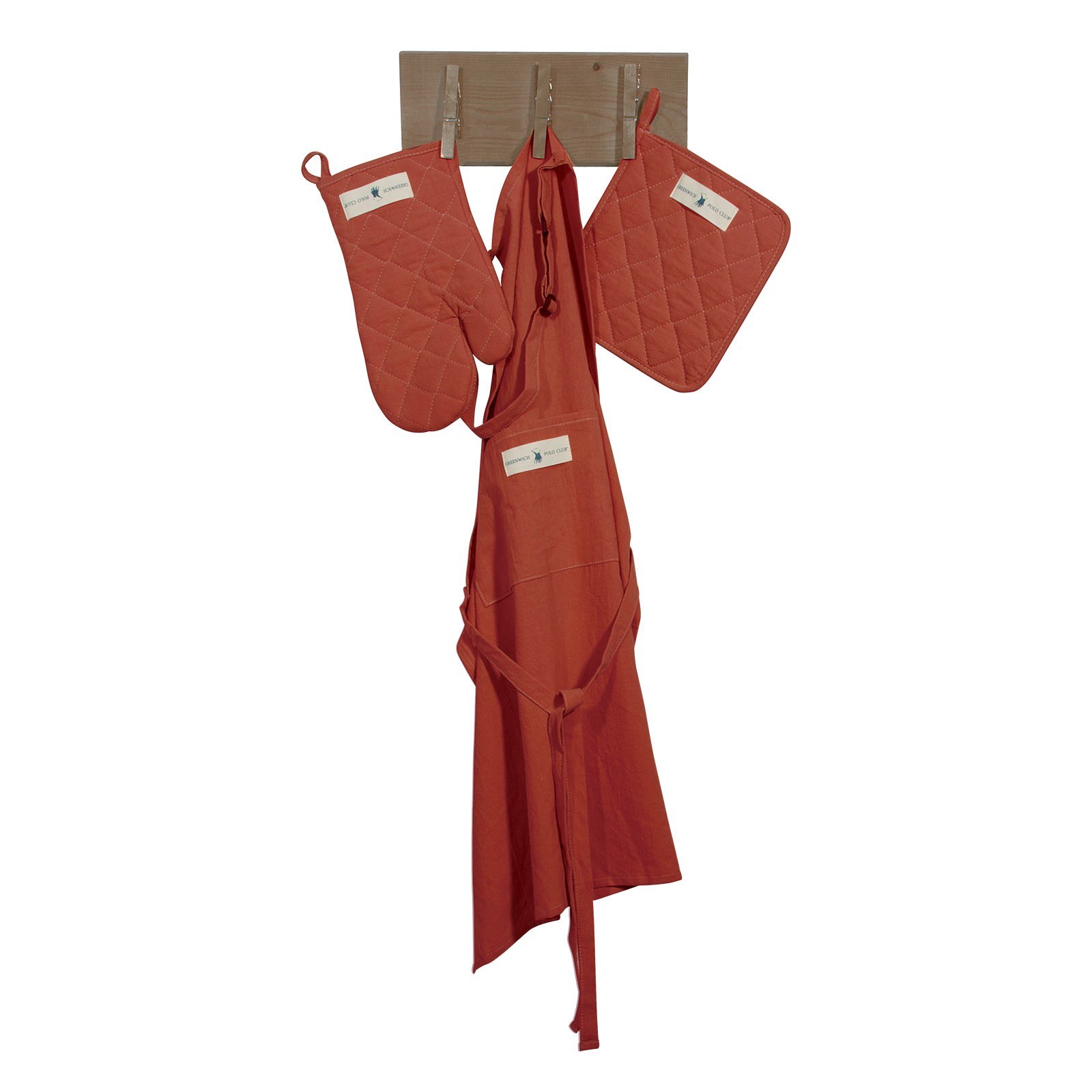 Σετ Κουζίνας 3 Τεμαχίων (Ποδιά-Γάντι-Πιάστρα) Greenwich Polo Club 2642