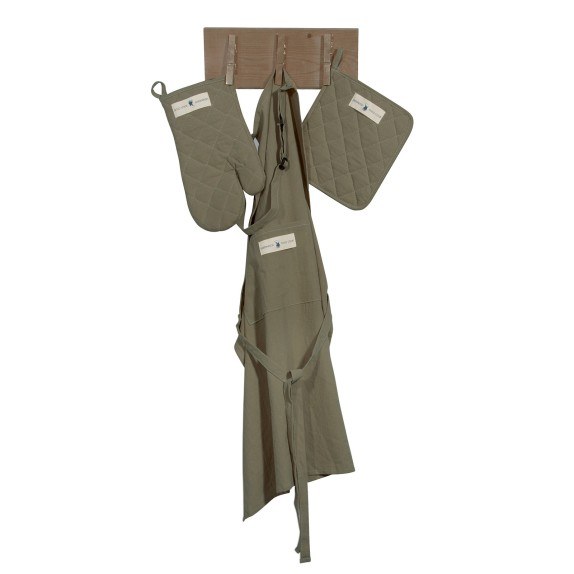 Σετ Κουζίνας 3 Τεμαχίων (Ποδιά-Γάντι-Πιάστρα) Greenwich...