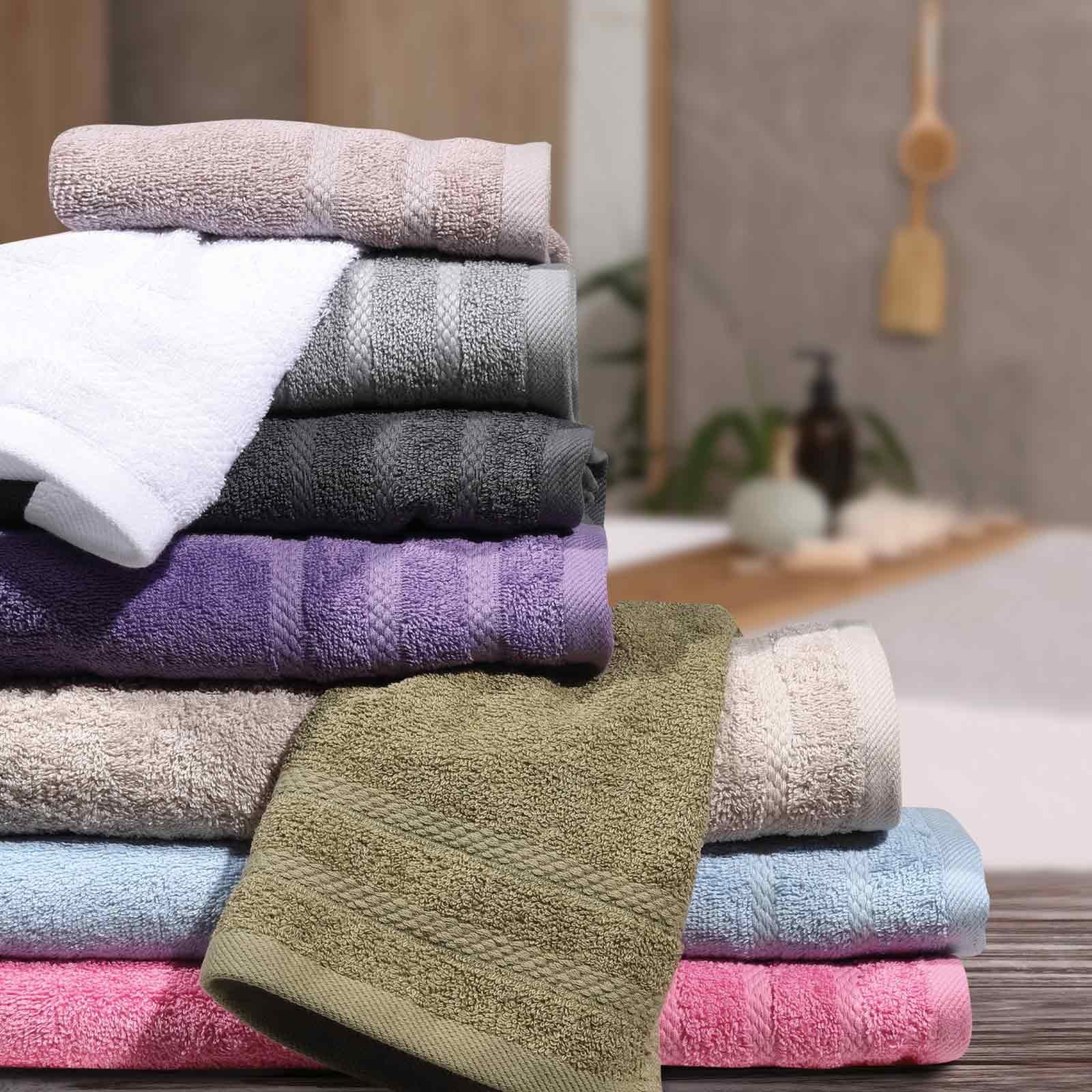 Πετσέτα Προσώπου Das Home Happy 1236 Ροζ 50x90