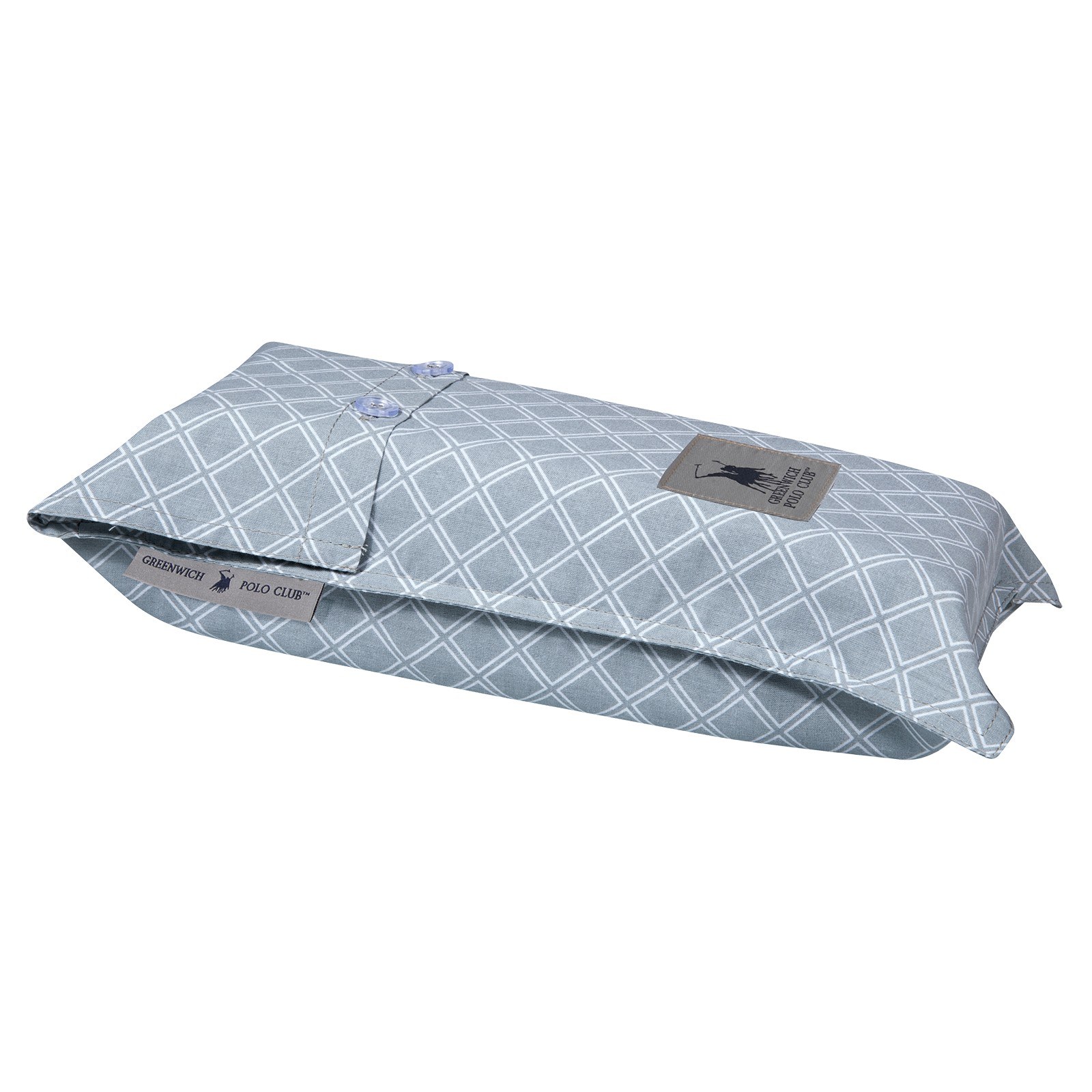 Σεντόνι Διπλό με Λάστιχο Greenwich Polo Club 2510 Γκρι 120x200+35