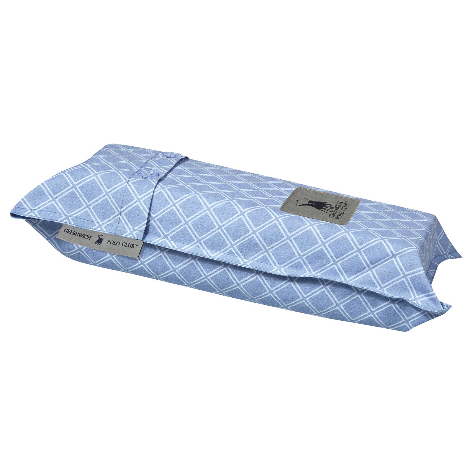 Σεντόνι Διπλό με Λάστιχο Greenwich Polo Club 2511 Μπλε 120x200+35