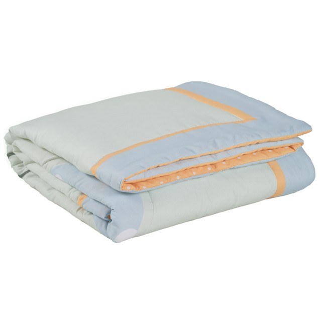 Κουβερλί Das Baby Fun 4880 Γαλάζιο- Κίτρινο-...