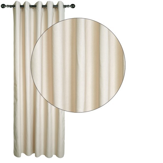 Κουρτίνα Με Κρίκους Das Home 140Χ270 2257 Μπεζ