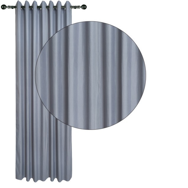 Κουρτίνα Με Κρίκους Das Home 140Χ270 2254 Σπαγγί