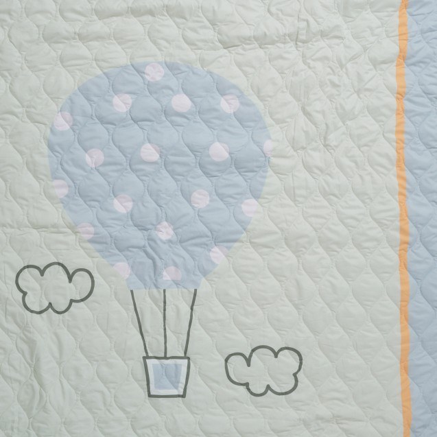 Παιδικό Κουβερλί Μονό Das Kids 4880 Γαλάζιο-...