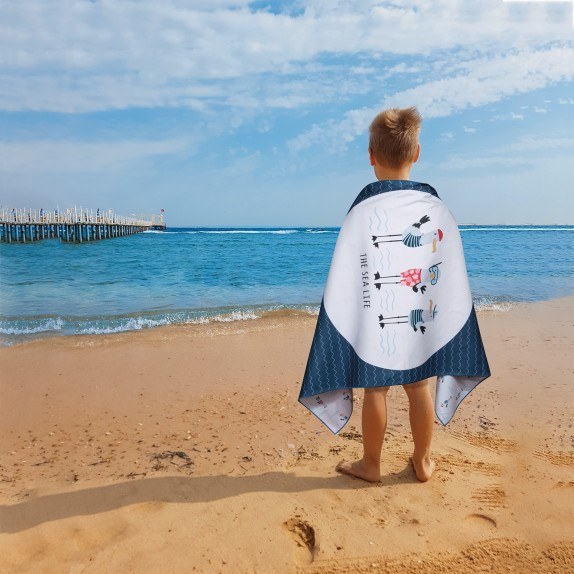 Πετσέτα Θαλάσσης Greenwich Polo Club 70x140 3880 Κόκκινο-...