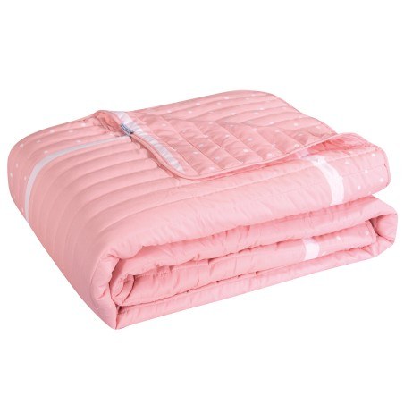 Κουβερλί Μονό Greenwich Polo Club 8839 Γκρι- Μπεζ- Ροζ 160x220