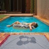 Πετσέτα Θαλάσσης Greenwich Polo Club 70x140 3895 Γκρι- Κόκκινο