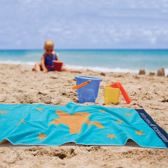 Πετσέτα Θαλάσσης Greenwich Polo Club 70x140 3893 Γαλάζιο-...