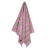 Πετσέτα Θαλάσσης Greenwich Polo Club 90x180 3854 Λαδί- Ροζ