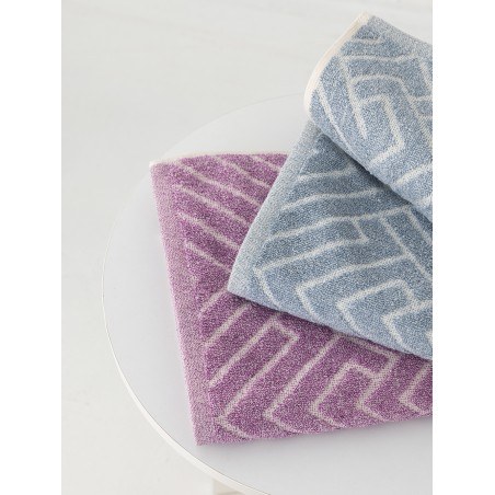 Σετ Πετσέτες 3 Τεμαχίων Palamaiki Ranon Mov