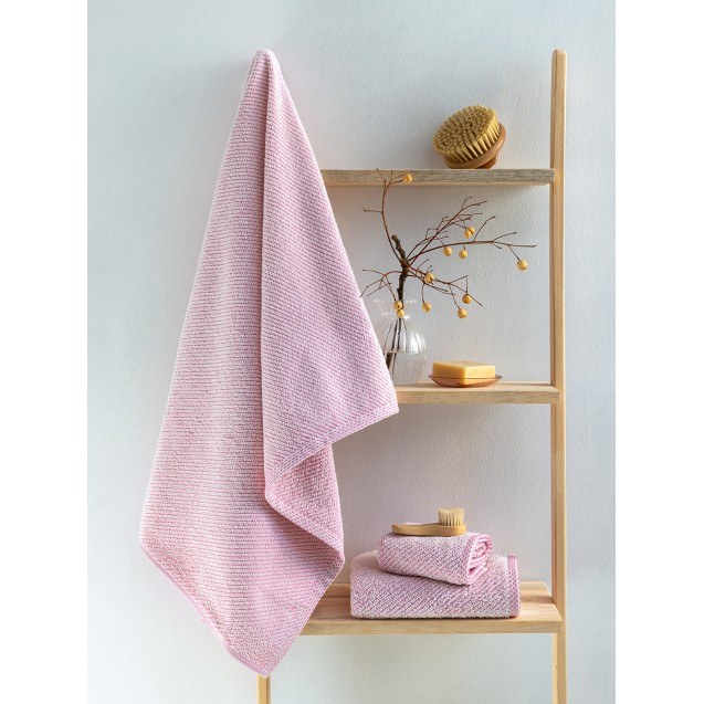 Σετ Πετσέτες 3 Τεμαχίων Palamaiki Harvey Pink