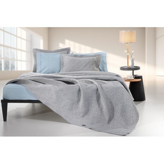 Κουβέρτα Υπέρδιπλη Guy Laroche Pattern Black & White 245x260