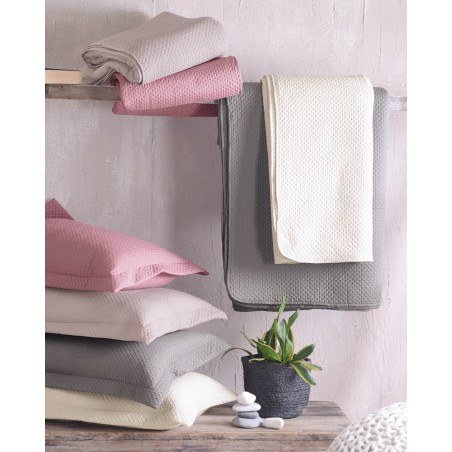 Σετ Κουβερλί King Size 3 Τεμαχίων Rythmos Allure Σαπιο Μηλο 240x250